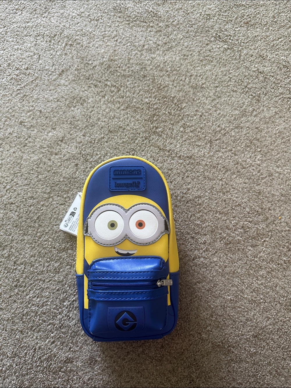 Kids Yellow & Blue Pencil Case Pouch minions
